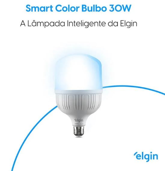 Dimenções da lâmpada inteligente Smart Color LED Elgin